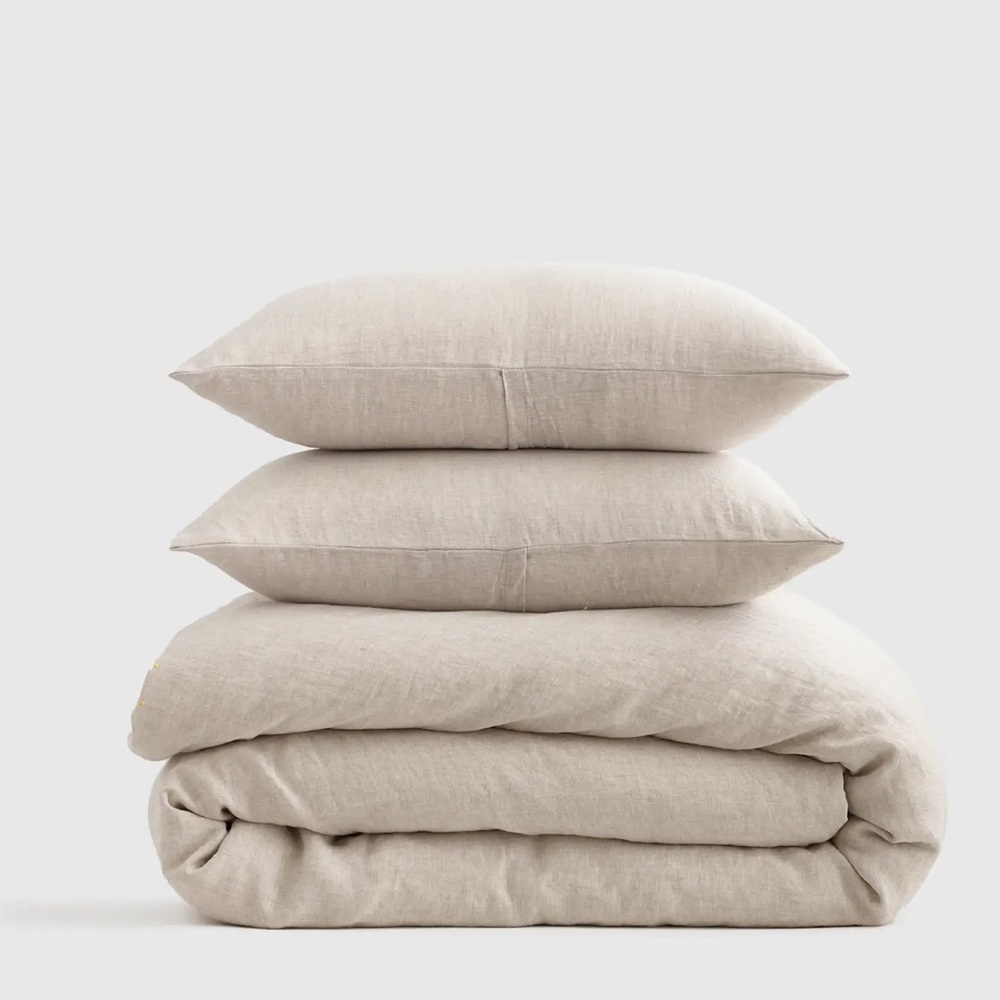 Quince European Linen Duvet Cover Set